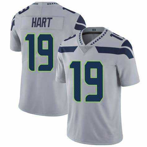 Men & Women & Youth Seattle Seahawks #19 Penny Hart Gray Vapor Untouchable Limited Stitched Jersey